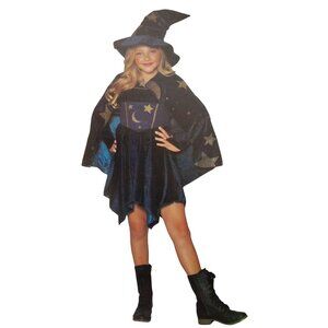 Celebrate Girls M (7/8) Complete 3 piece Spellbound Wizard Halloween Costume